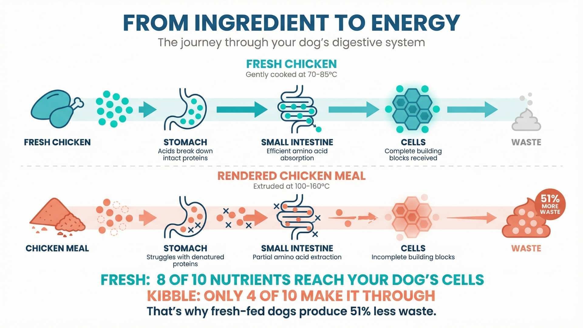 From Ingredients to Energy