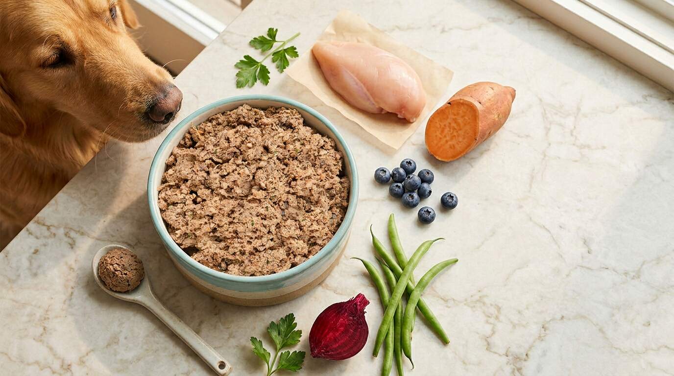 Wunderdog. Real food. Real ingredients. Ready for a real dog.